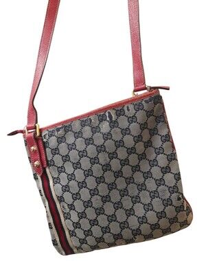 Gucci GG "PROJECT" Canvas Jolicoeur Crossbody Bag
